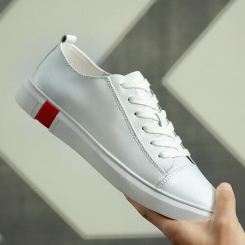 2020 New Mens Shoes for Man Casual Shoes Leather White flat Shoes Sneakers Oxford Men Plus Big Size 46 47