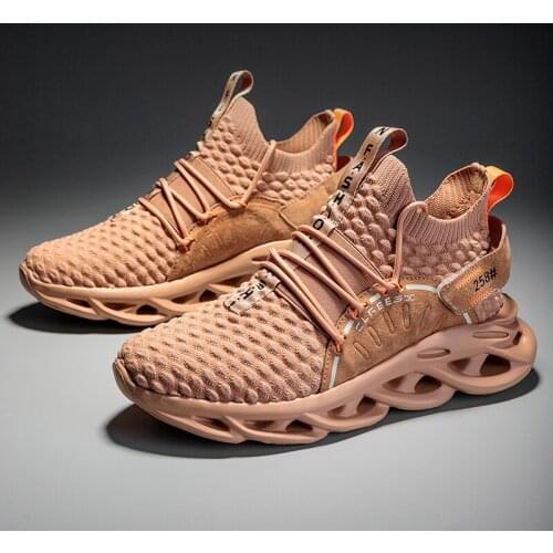 Men Shoes Casual Shoes Men Fashions Male Mesh Shoes Men Sneakers Big Size Zapatillas Hombre Blue 2020 New Sport Blade Shoes 46