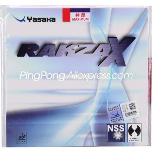 YASAKA RAKZA X SOFT Table Tennis Rubber Pips-In Yasaka Original RAKZAX / RKX SOFT YASAKA Ping Pong Sponge