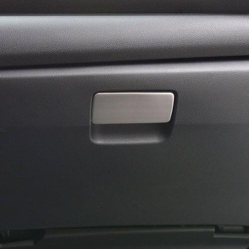 Car glove box compartment handle trim moulding stickers for Honda Fit Jazz City 2014-2018 interior decoration accessories