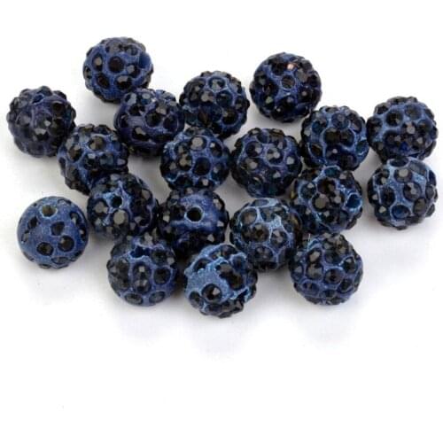 Wholesale 10MM Disco Ball Pave Beads For Earring Necklace and Hand Catenary Making DIY