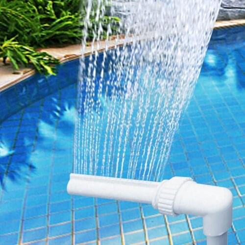 Swimming Pool Fountain Spray Adjustable Pipe Nozzles Sprinklers Pool Waterfall Fountain Hose Pipe Kit Home Garden Decoration