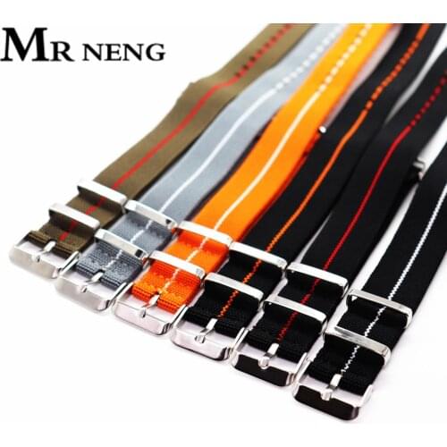 Nato strap watch band 20mm 22mm elastic force ZULU Watches Strap Sport Watch Band for Amazfit Huami Watch Nylon Watch Replacemen