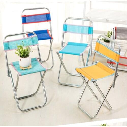 Fishing chair stainless steel folding stool outdoor portable mesh chair fishing stool folding chair