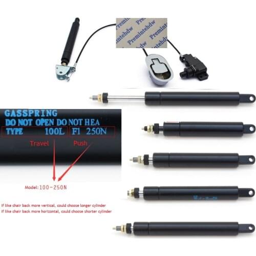 Seat Chair Back Gas Pneumatic Cylinder Replacement Recline Shock Stroke Office Chair Parts Flap Down Mechanism