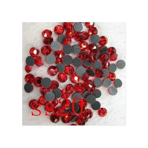 Light saim 1440pcs/lot ss20 DMC HotFix FlatBack Rhinestones Crystal Glass Strass Rhinestones wedding dress decoration