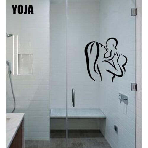 YOJA 26x25.8CM Home Decor Mother Pattern Wall Sticker Bathroom Kitchen Decal G2-0089