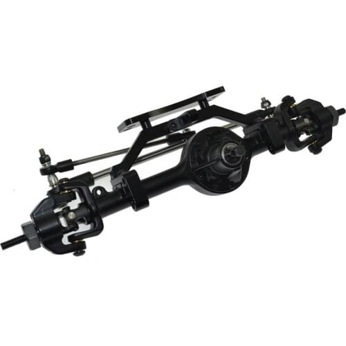 1/10 RC Alloy Front Rear Straight Complete Axle for D90 SCX10 RC4WD Axial Yota 2 RC Crawler Car Alloy Front and Rear Axles