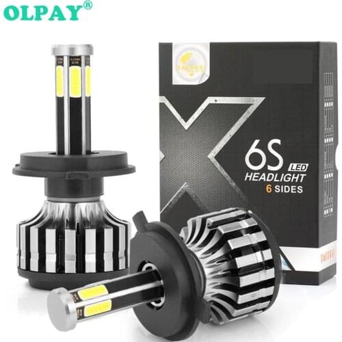 2PCS H7 LED H3 H1 H4 H11 H8 H9 H13 9005 9006 9007 881 Car Led Headlight Kit 60W 12000LM Auto Headlamp Fog Light Bulbs3000K 6000K
