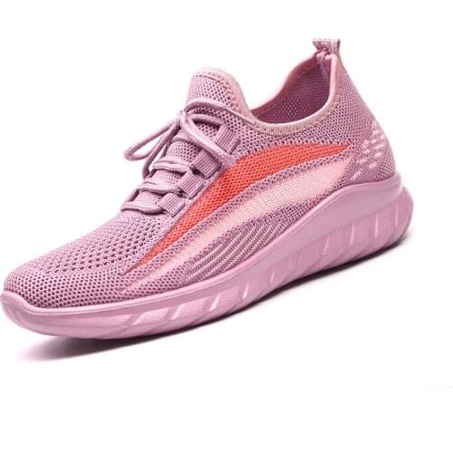 2020 Summer Breathable Womens Running Shoes Ladies Trainers and Sneakers Shoes Sports Woman Sport Shoes on Sales Black Gym
