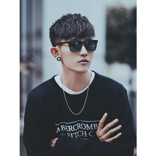 2021 New Mens Sunglasses Polarized Driving Fashion Vintage Glasses Personality Shadow Square Sunglasses For Men UV400