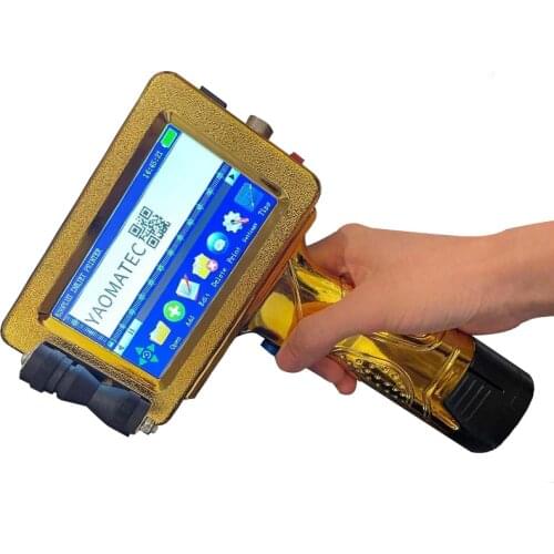 24 languages 12.7mm variable QR Bar batch code number logo expiry date label hand jet handheld thermal inkjet TIJ printer