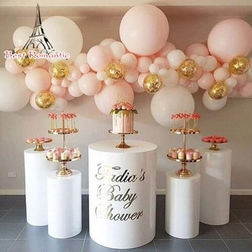 5PCS/set Cake Pillar wedding pedestal columns for mariage party event wedding dresses shop decoration