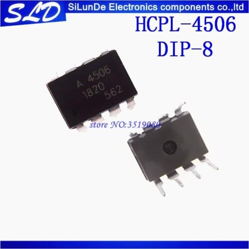 Free Shipping 10pcs/lot A4506 HCPL-4506 HCPL4506 DIP-8 new and original in stock
