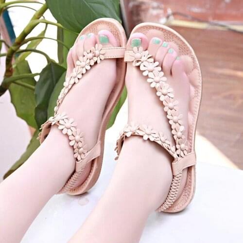 Women Summer Sandals Women Shoes Bohemia Gladiator Beach Flat Casual Sandals Leisure Female Ladies Women Slip On Sandalias WY-13