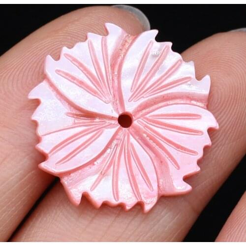 4 PCS Natural Freshwater Petal Shell White Pink Loose Beads Handmade DIY Cute Necklace Bracelet Earring Jewelry Bead Making