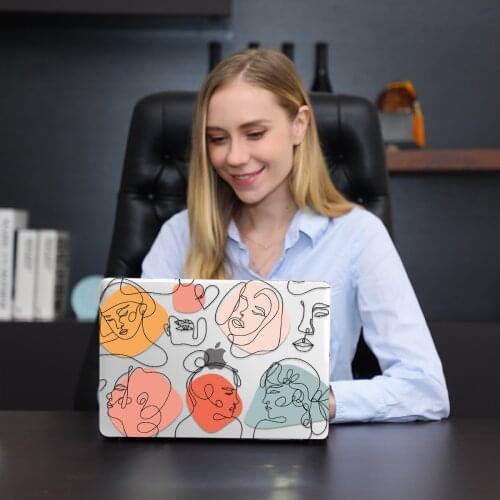 MTT Floral Laptop Case For Macbook Air Pro 11 12 13 15 16 Touch Bar Crystal 2020 Hard Cover for macbook air 13 a2179 a1932 a1466