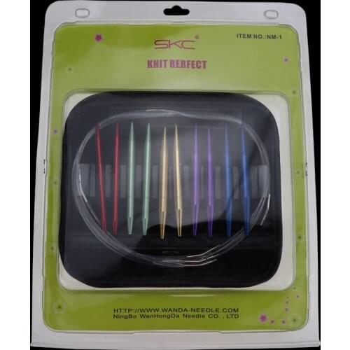 SKC Color Aluminum Ring Replaceable Head Sweater Needle Set Hand Knitting Tool