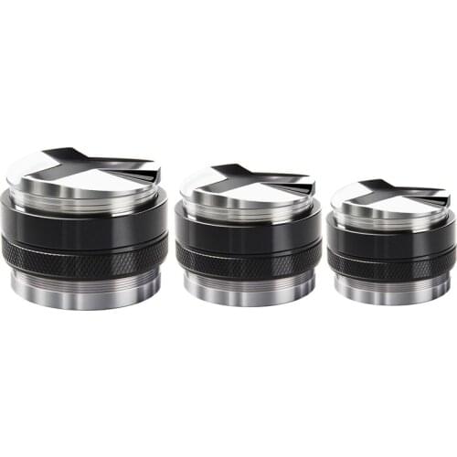 Stainless Steel Coffee Distributor And Tamper,Dual Head Coffee Leveler Professional Adjustable Depth Hand Tamper