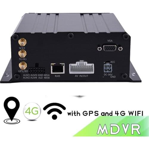 HIKVISION 4 channels DVR GPS positioning and 4G WiFi Remote Monitoring Mobile DVR for Bus 4G MDVR