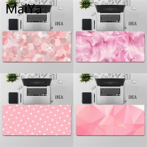 Maiya Top Quality Pink beautiful design Comfort Mouse Mat Gaming Mousepad Free Shipping Large Mouse Pad Keyboards Mat