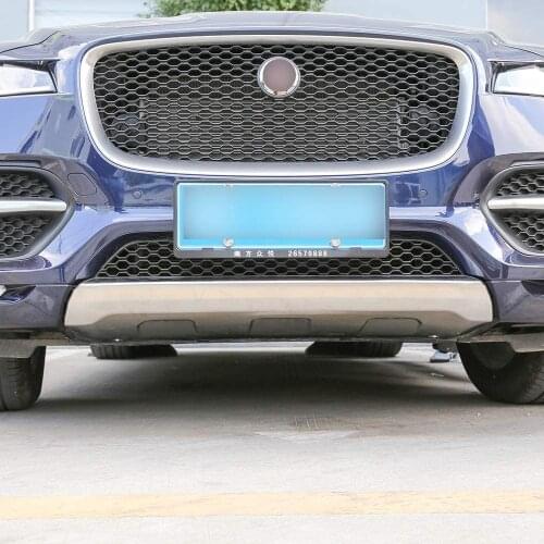 Stainless Steel Car Body Kit Front And Rear Bumper Protection Plate Cover 2pcs For Jaguar F-Pace Sport X761 2016