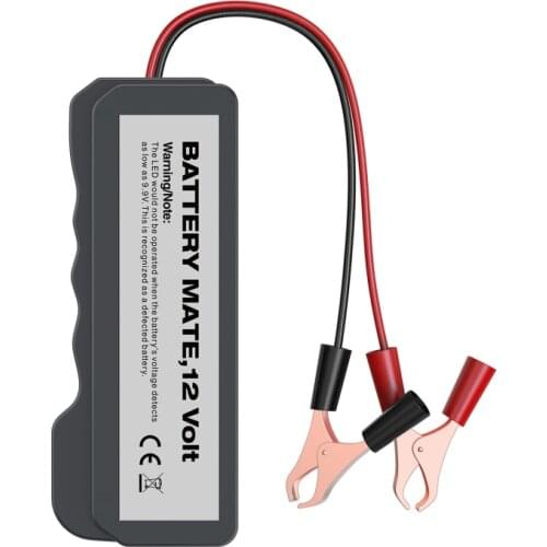 Mini 12V Car Battery Tester Car Diagnostic Tool Digital Alternator Tester 6 LED Lights Display Car Auto Battery Tester