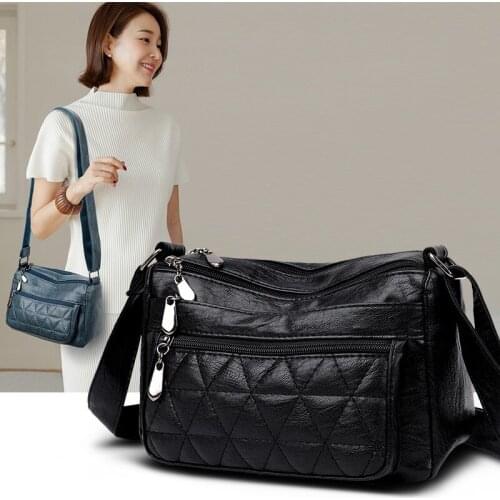 Fashion Women Bag Trendy Luxury Crossbody Bag For Girls Wear-resistant Pu Solid Color Shoulder Bag Large Leisure Handbags 2021