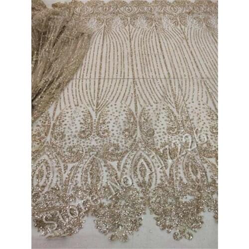 Fashion design gold mesh glitter lace fabric JRB-19195 for india african wedding /evening dress