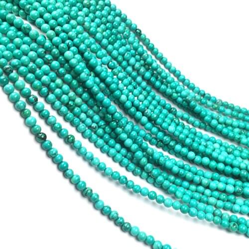 2020 New Hot Selling Accessories Turquoises Round Beads Bead Size 3mm Exquisite Birthday Present