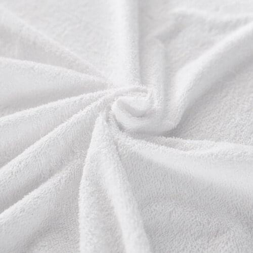 Waterproof Bed Cover White Cotton Bedspread Twin Queen King Size Anti-slide Anti-mite Breathable Mattress Adult Baby Elders