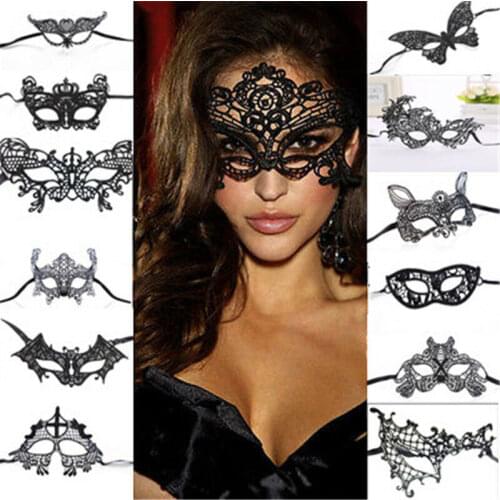 Sexy Women Lace Eye Face Mask Party Masks For Masquerade Halloween Venetian Costumes Masquerade Ball Prom Halloween Costume