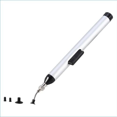 SMD IC Vacuum Sucking Suction Pen Pump Remover Sucker Soldering Desoldering BGA Pick Up Tool Anti-Static With 3 Suction Cups