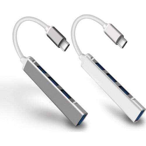 USB C HUB USB 3.0 HUB Type C 4 Port Multi Splitter Adapter OTG Macbook HUB Pro 13 15 Air Mi Pro HUAWEI Computer Accessories