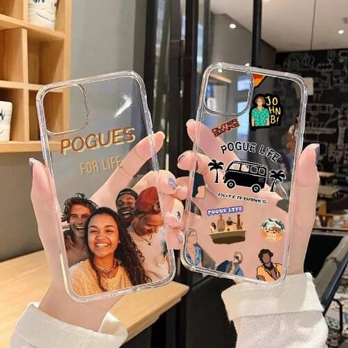 Outer Banks Pogue Life Phone Case For Samsung Galaxy A 3 5 7 8 10 20 21 30 40 50 51 70 71 E S 2016 2018 4G transparent 3D cover