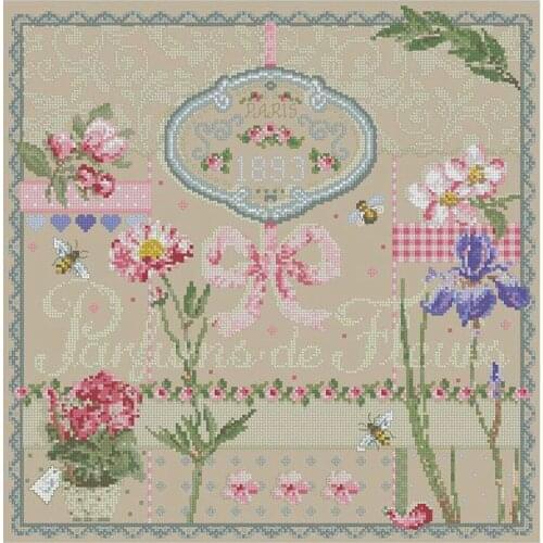 Manufacturer Needlepoint Lafite Mrs. Embroidery Patterns Baby Cross Stitch with 100% Cotton Floss & Free Shipping for Wall Decor