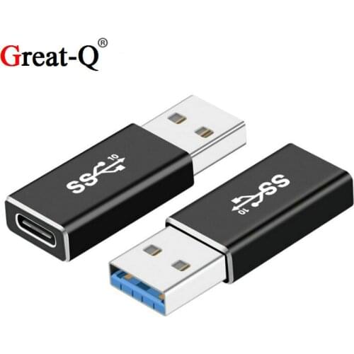 10Gbps 5V USB3.1 Type C Female to Type A Male for Data and Charging Converter Adapter WIth Chip