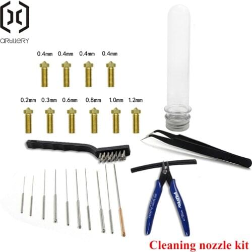 2020! Artillery 3D Printer Sidewinder X1 And Genius Kit Needle For Nozzle Cleaning