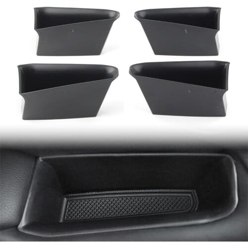 4pcs Front & Rear 4 Door Storage Organizer Box for Volkswagen VW Tiguan 2010 2011 2012 2013 2014 2015 Left Drive Model Only