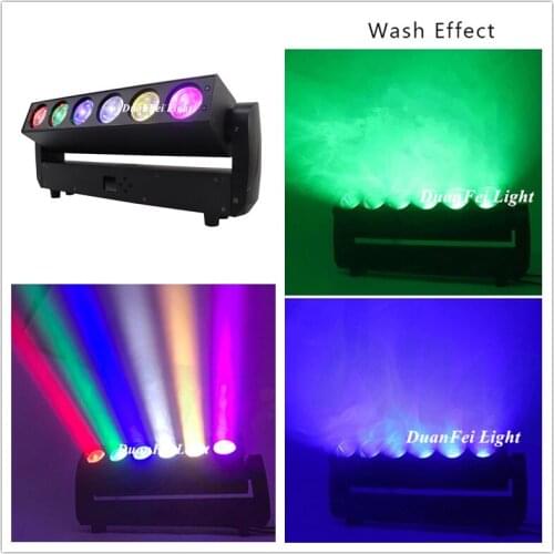 8pcs/lot 2019 new pixel bar led wash moving head 6x40W zoom moving head led rgbw 40Watt dj bar