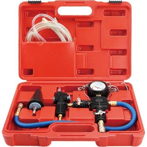 Auto Water Tank Pressure Gauge Water Tank Leak Detector Water Tank Coolant Antifreeze Vacuum Replacement Filler Tool