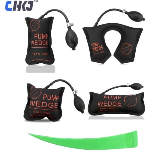 CHKJ Pump Wedge Locksmith Tools Black Auto Air Wedge Airbag Lock Pick Set Open Car Door Lock Hand Tools Window Repairing Tool