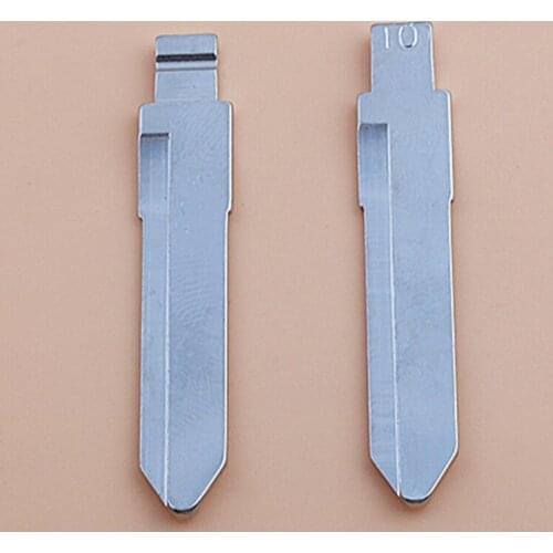 DAKATU Metal Blank Uncut Flip KD Remote Key Blade #10 for Suzuki Alto Flip Key Blade NO.10