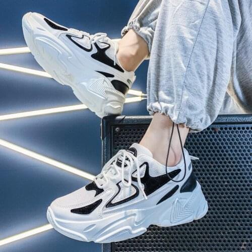 New Summer Mens Casual Shoes breathable lace-up mesh sports casual shoes rubber bottom outdoor casual Tenis Feminino Zapatos