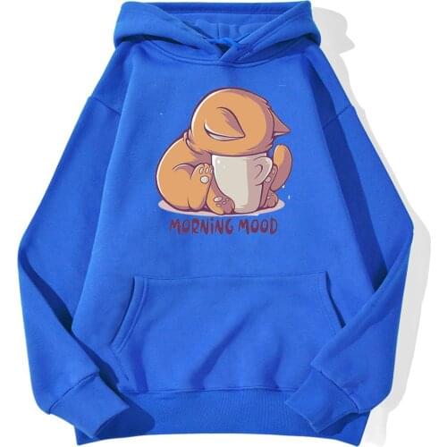 Morning Mood Lovely Printed Streetwear Female Loose Hot Sale Hoodies Sport Casual Hoodie Skin Friendly Cool Hoody For Women