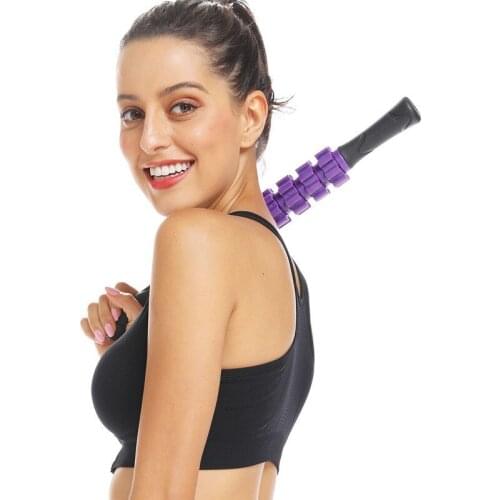 9-section Gear Massage Stick, Yoga Fascia Stick, Thin Leg Rolling Fitness Equipment