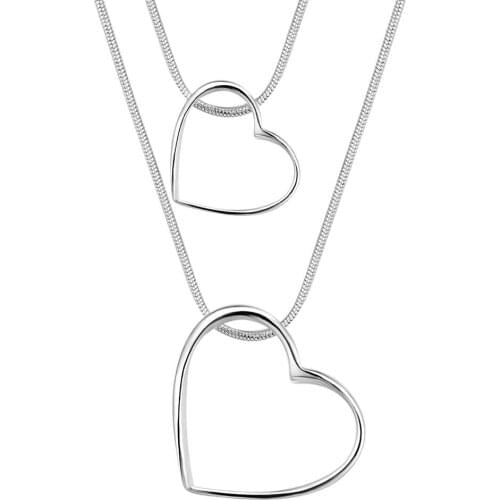 Fashion Jewelry Necklace Lady Wholesale Charm Silver Color Pendants For Women Fashion Jewelry Pendant AN478/adiaiupa