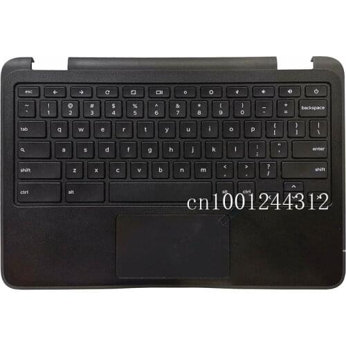 New Original For Dell Chromebook 11 3180 Palmrest Upper Case Keyboard Bezel KB 0VK0VC