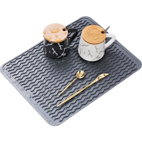 Extra Large Silicone Drain Pad Heat Insulation Pad Anti-fouling Drain Dry Pad Kitchen Water Filter Pad