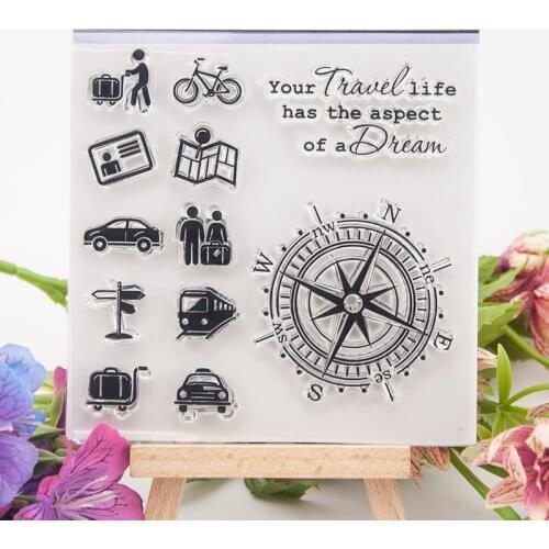 Transparent Clear Silicone Stamp/Seal for DIY Scrapbooking/photo Album Decorative Clear Stamp Sheets T1262